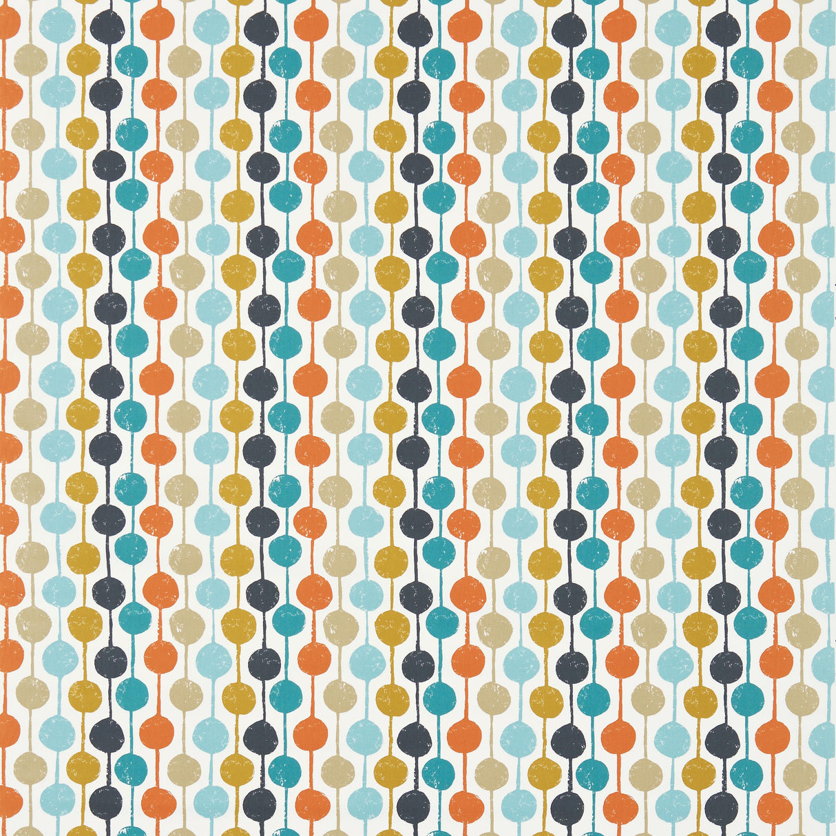 Scion TAIMI SULPHUR/TANGERINE/KINGFISHER Drapery Fabric