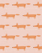 Scion MIDI FOX WP MILKSHAKE/ROSE Wallpaper