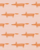 Scion MIDI FOX WP MILKSHAKE/ROSE Wallpaper