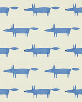 Scion MIDI FOX WP PEBBLE/DENIM Wallpaper