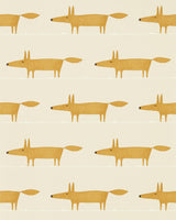 Scion MIDI FOX WP RAFFIA/CHAI Wallpaper