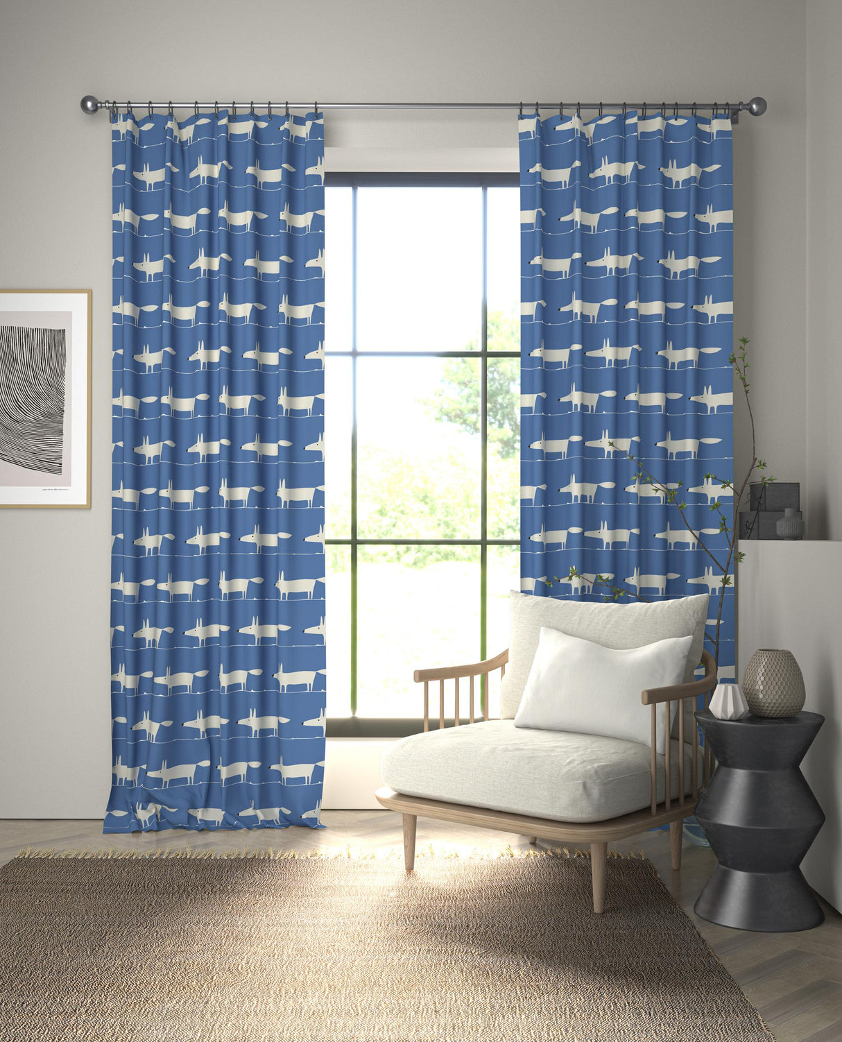 Scion MIDI FOX DENIM Fabric