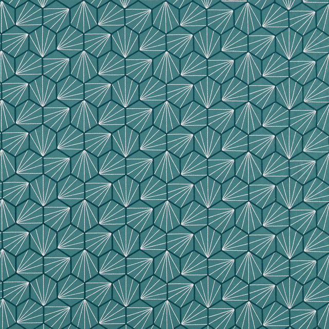 Scion AIKYO TEAL Drapery Fabric