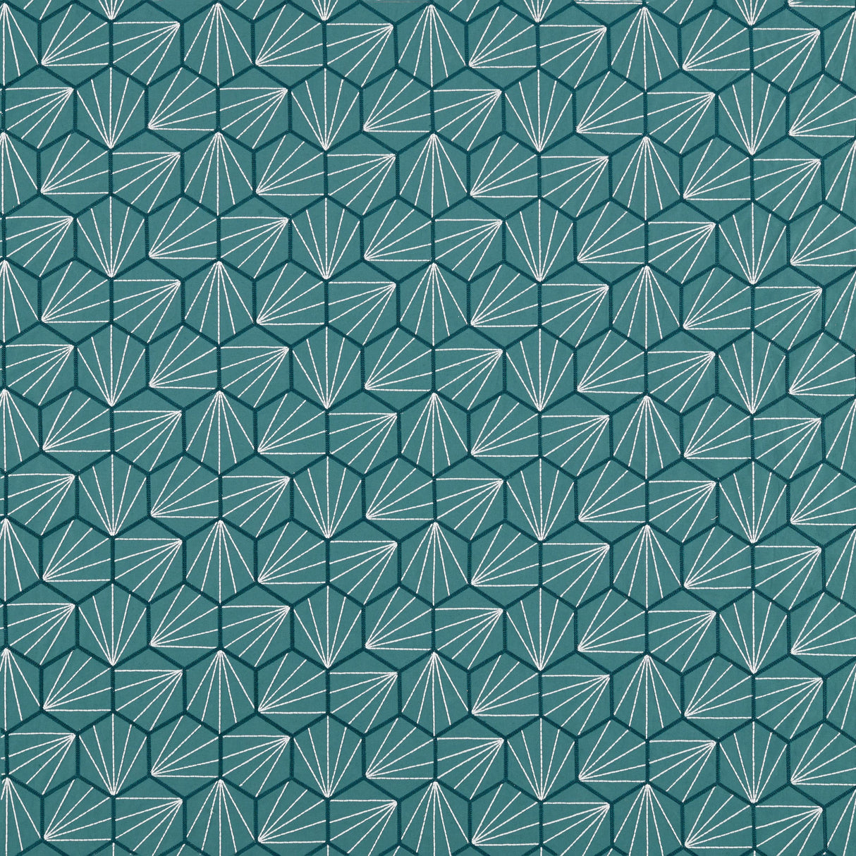 Scion AIKYO TEAL Drapery Fabric