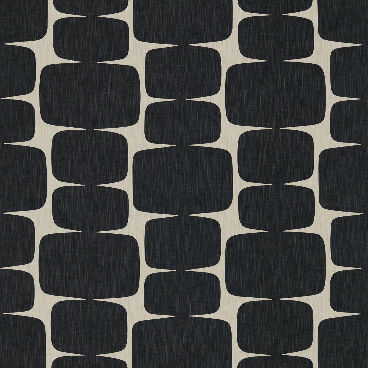 Scion LOHKO LIQUORICE/HEMP Drapery Fabric