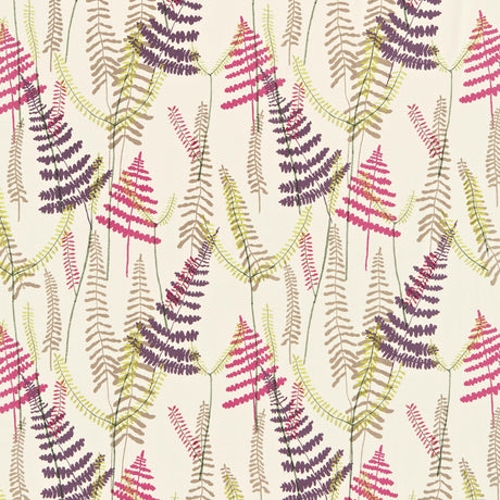 Scion ATHYRIUM PLUM/FUCHSIA Drapery Fabric