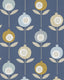 Scion PEPINO WP SKY/CINNAMON/INK Wallpaper