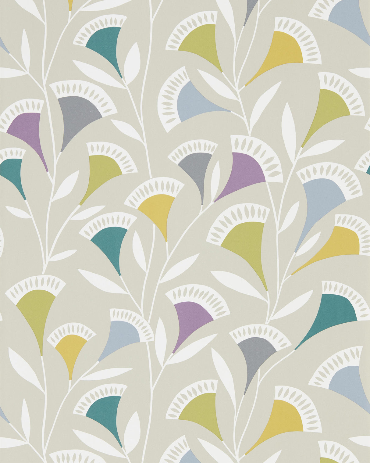 Scion NOUKKU FOXGLOVE/GRAPHITE/FOREST Wallpaper