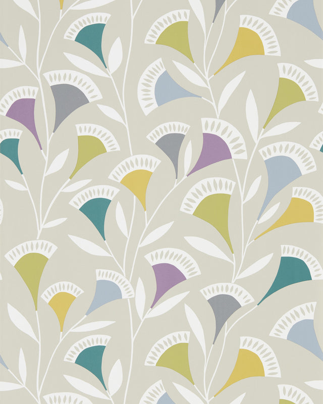 Scion NOUKKU FOXGLOVE/GRAPHITE/FOREST Wallpaper