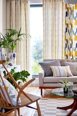 Scion NOKI OCHRE/HEMP/CHARCOAL Drapery Fabric