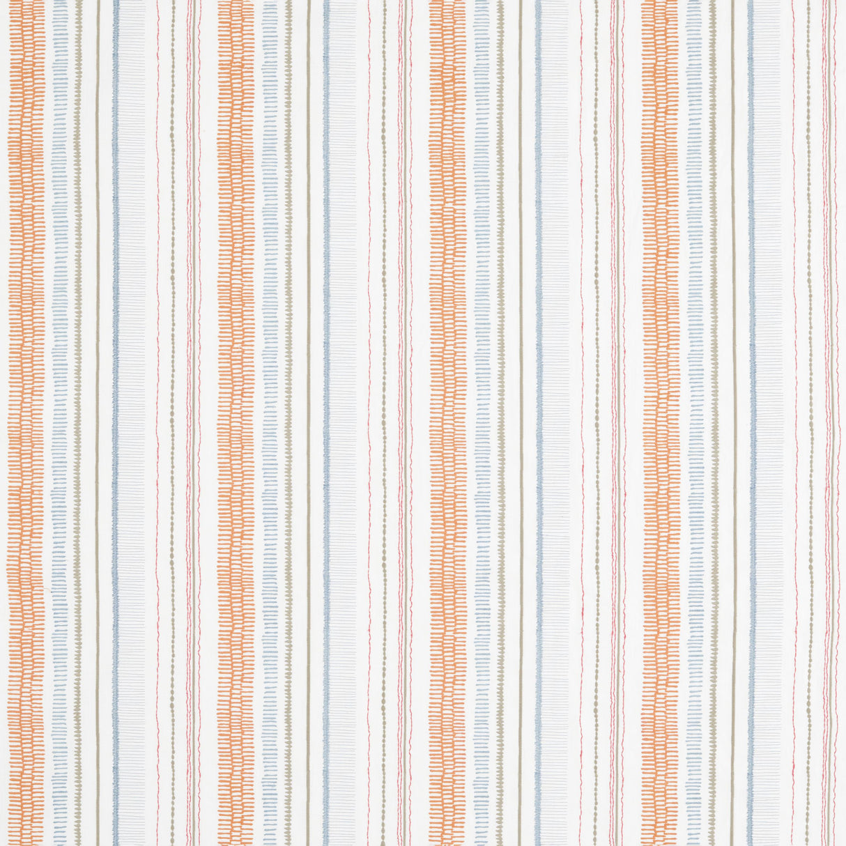 Scion NOKI SATSUMA/SKY/PEBBLE Drapery Fabric