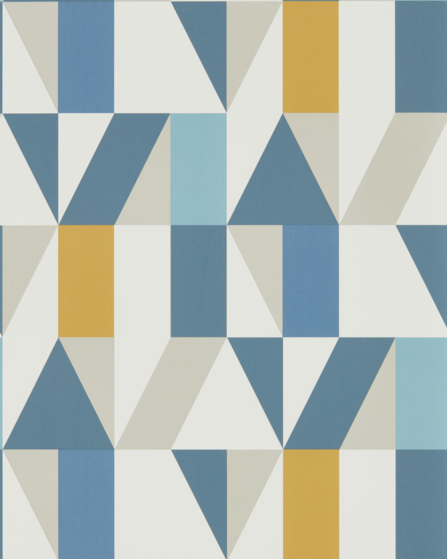 Scion NUEVO WP INDIGO/SLATE/SATSUMA Wallpaper