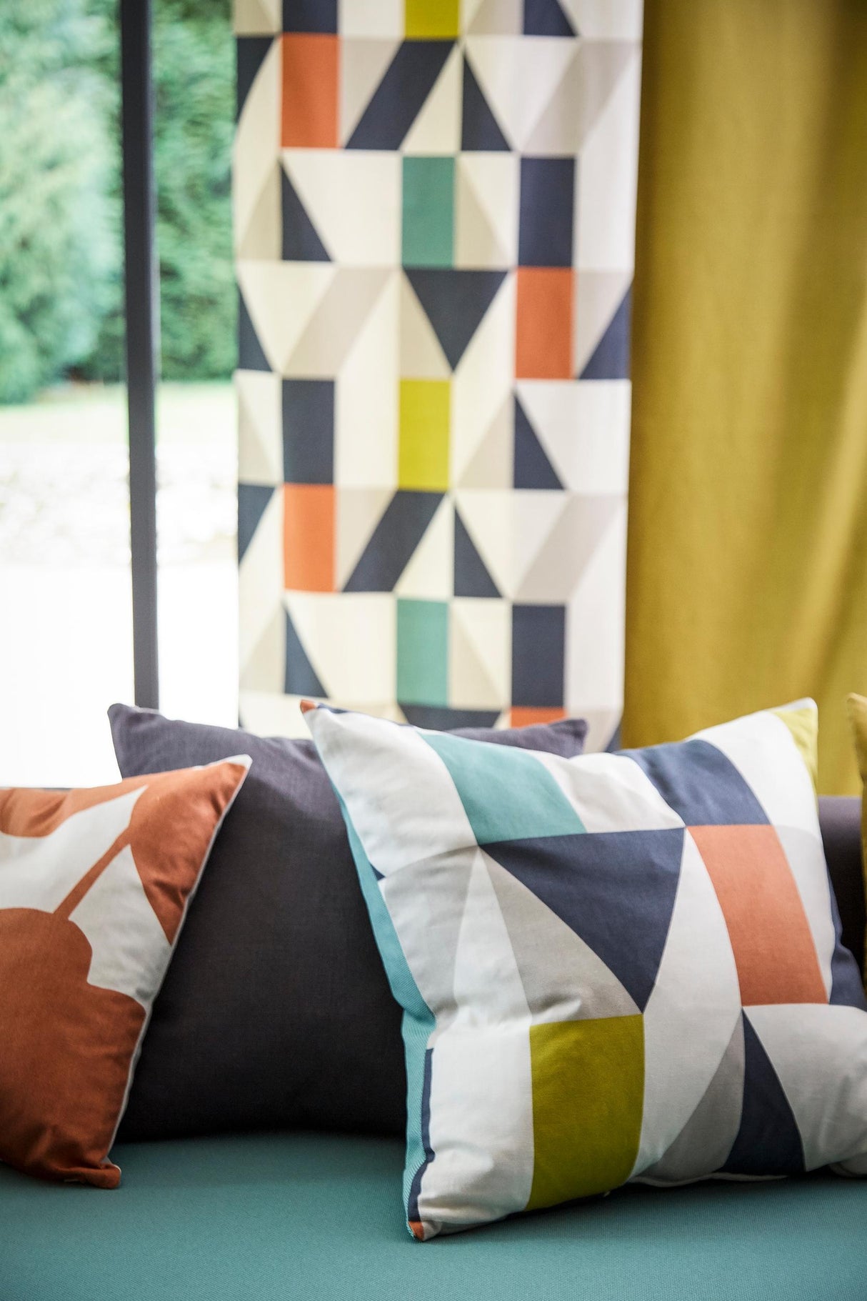 Scion NUEVO CITRUS/PAPRIKA/FOREST Fabric