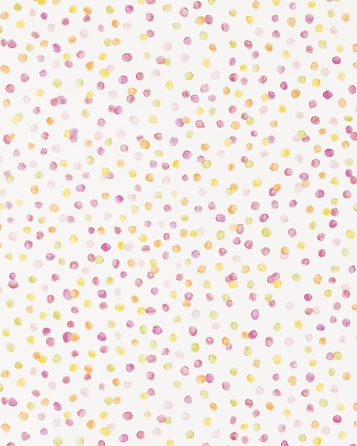 Scion LOTS OF DOTS BLANCMANGE/RASPBERRY/CITRUS Wallpaper