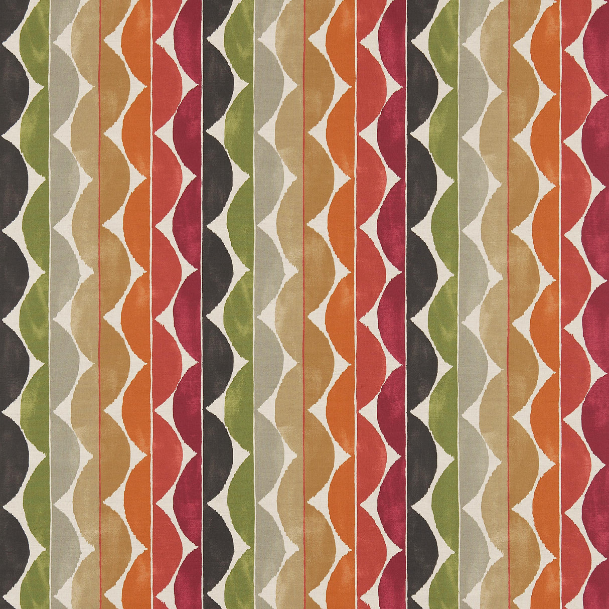 Scion YOKI TERRACOTTA/MOSS/AMBER Fabric