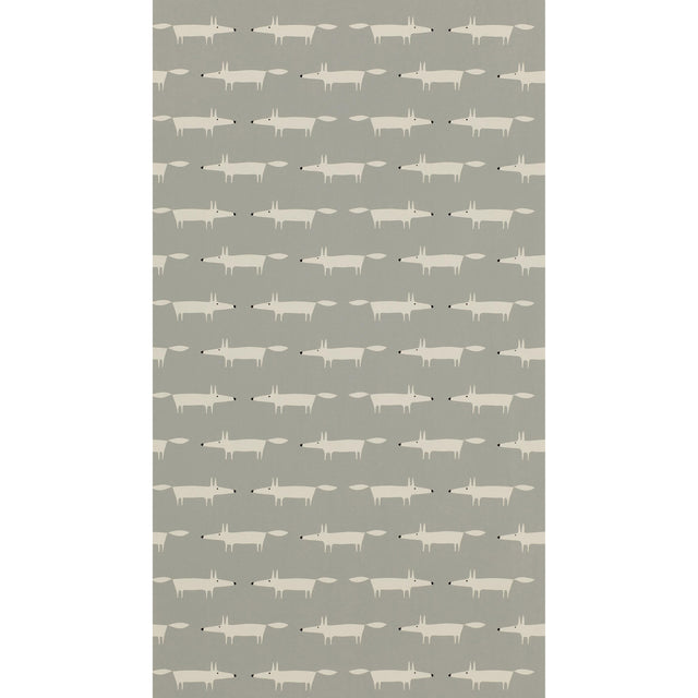 Scion LITTLE FOX WP SILVER Wallpaper