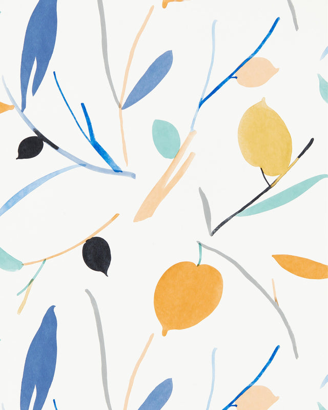 Scion OXALIS WP PAPAYA/HONEY Wallpaper