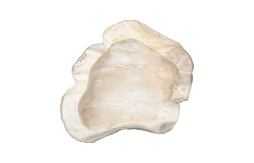 Phillips Collection Wood Bleached Bowl
