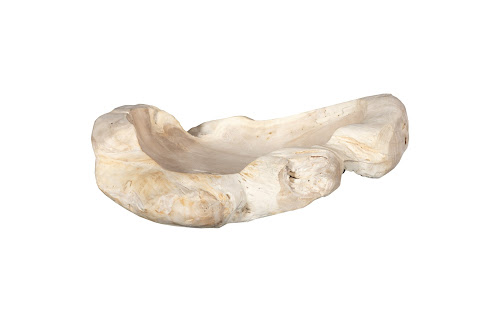 Phillips Collection Wood Bleached Bowl