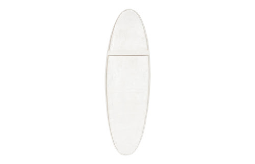 Phillips Collection Cycladic Oval Wall Decor, Resin Off White Accent