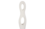 Phillips Collection Double Circle Sculpture, Roman Stone Off White Accent