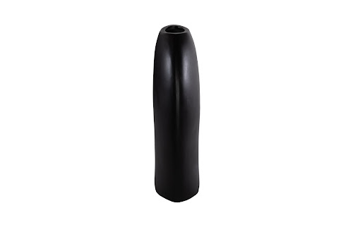 Phillips Collection Pod , Large Black Matte Vase