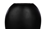 Phillips Collection Pod , Large Black Matte Vase