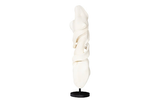 Phillips Collection Cast Dancing Sculpture, Pirouette, Faux Bleached Off White Accent