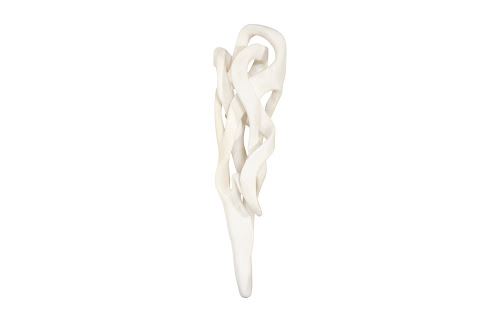 Phillips Collection Cast Dancing Wall Sculpture Pass Faux Bleached Accent
