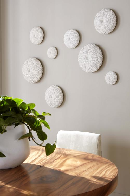 Phillips Collection Sea Urchin , Set Of 4 Off White Wall Art