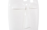 Phillips Collection Emerging Face Sculpture Gel Coat White Accent