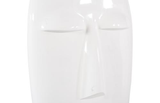 Phillips Collection Emerging Face Sculpture Gel Coat White Accent