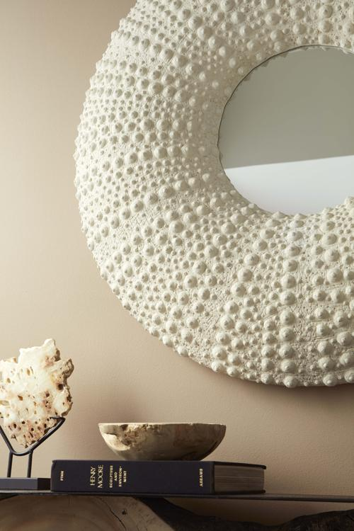 Phillips Collection Sea Urchin Off White Mirror