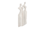 Phillips Collection Cast Women Wall Art Set of 3 Small Roman Stone Accent