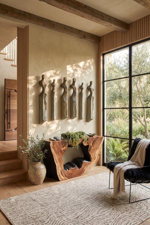 Phillips Collection Cast Women Wall Art, Set of 3 Small Splinter Stone Finish Accent