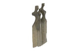 Phillips Collection Cast Women Wall Art, Set of 3 Small Splinter Stone Finish Accent