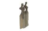 Phillips Collection Cast Women Wall Art, Set of 3 Small Splinter Stone Finish Accent