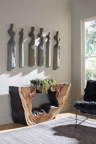 Phillips Collection Cast Women Wall Art, Set of 3 Small Splinter Stone Finish Accent
