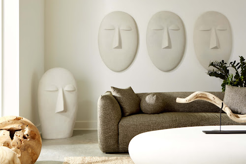 Phillips Collection Emerging Face Wall Art Roman Stone Accent