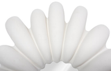Phillips Collection Radial Shell White Stone Mirror