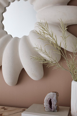 Phillips Collection Radial Shell White Stone Mirror