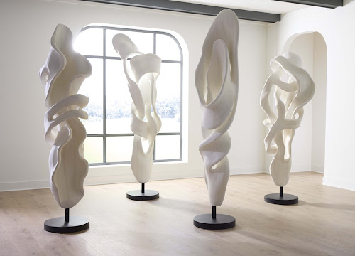 Phillips Collection Cast Dancing Sculpture Saute Faux Bleached Accent