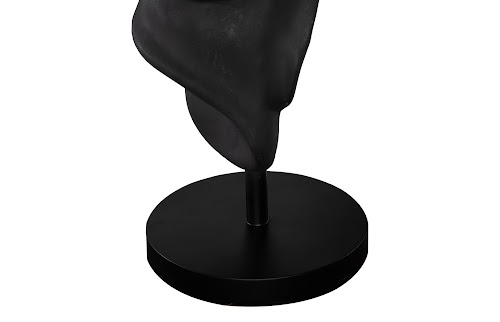Phillips Collection Cast Dancing Sculpture, Coup, Charcoal Black Black Accent