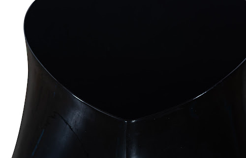 Phillips Collection Mellow Gel Coat Black Coffee Table