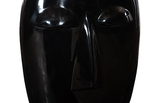 Phillips Collection Emerging Face Sculpture Gel Coat Black Small Accent