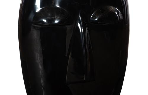 Phillips Collection Emerging Face Sculpture Gel Coat Black Small Accent