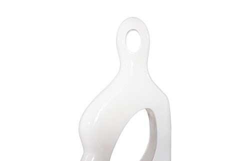Phillips Collection Male Sculpture Gel Coat White Colossal Accent
