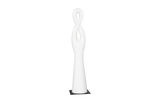 Phillips Collection Twisted Sculpture Gel Coat White Accent