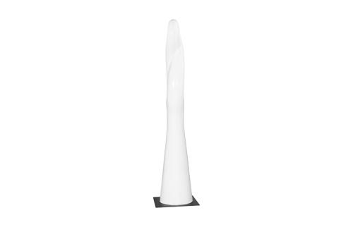 Phillips Collection Twisted Sculpture Gel Coat White Accent