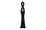 Phillips Collection Twisted Sculpture Gel Coat Black Accent